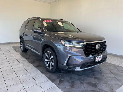 Modern Steel Metallic 2025 Honda Pilot Touring 8-Passenger