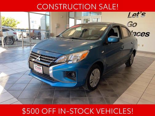 Sapphire Blue Metallic 2023 Mitsubishi Mirage G4 Black Edition