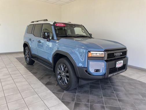 Heritage Blue/Gray Scape Roof 2026 Toyota Land Cruiser Base