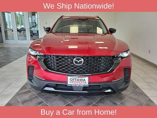 Soul Red Crystal Metallic 2025 Mazda CX-50 Hybrid Premium Package
