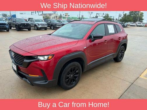Soul Red Crystal Metallic 2025 Mazda CX-50 Hybrid Premium Package