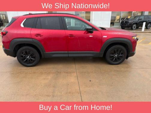 Soul Red Crystal Metallic 2025 Mazda CX-50 Hybrid Premium Package