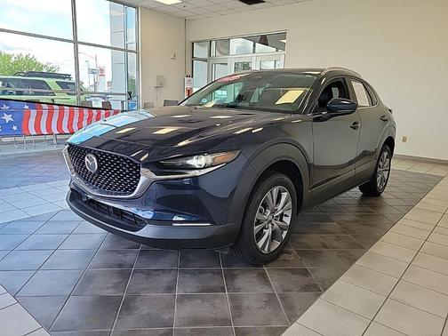 Deep Crystal Blue Mica 2025 Mazda CX-30 2.5 S Preferred Package