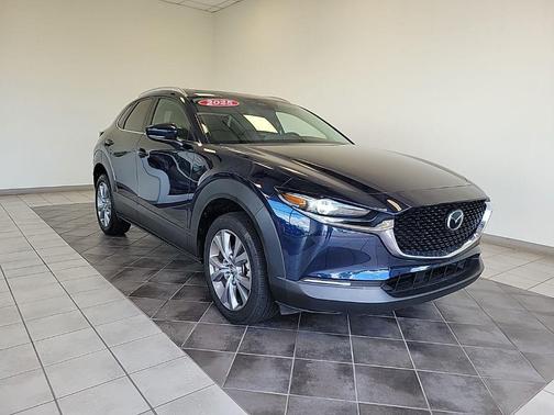 Deep Crystal Blue Mica 2025 Mazda CX-30 2.5 S Preferred Package