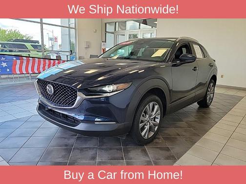 Deep Crystal Blue Mica 2025 Mazda CX-30 2.5 S Preferred Package