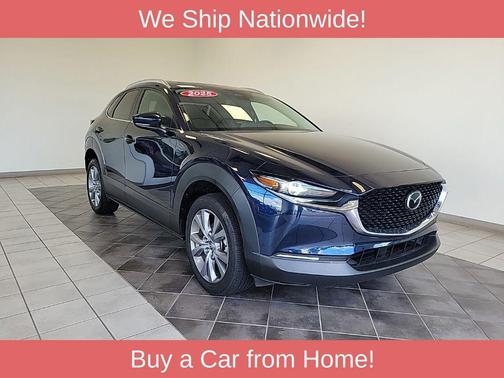 Deep Crystal Blue Mica 2025 Mazda CX-30 2.5 S Preferred Package