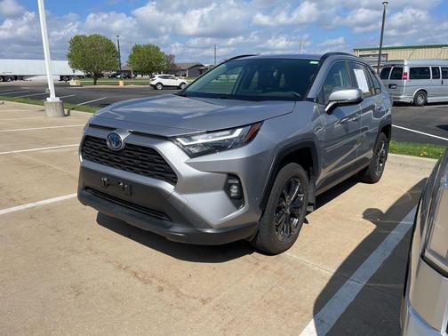 Silver Sky Metallic 2023 Toyota RAV4 Hybrid XLE Premium