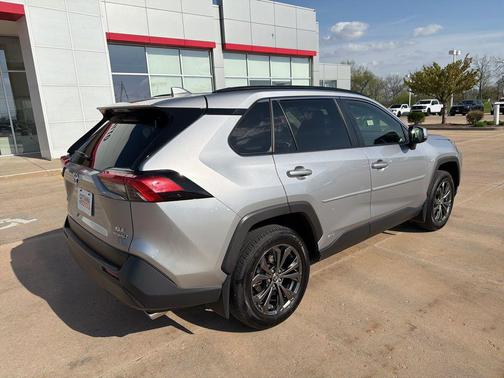 Silver Sky Metallic 2023 Toyota RAV4 Hybrid XLE Premium