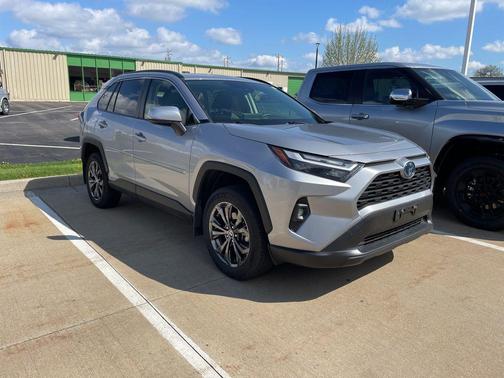 Silver Sky Metallic 2023 Toyota RAV4 Hybrid XLE Premium