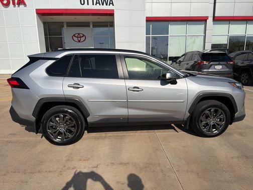 Silver Sky Metallic 2023 Toyota RAV4 Hybrid XLE Premium