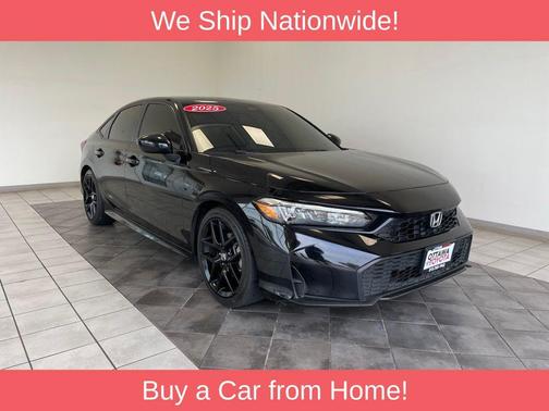Crystal Black Pearl 2025 Honda Civic Sport