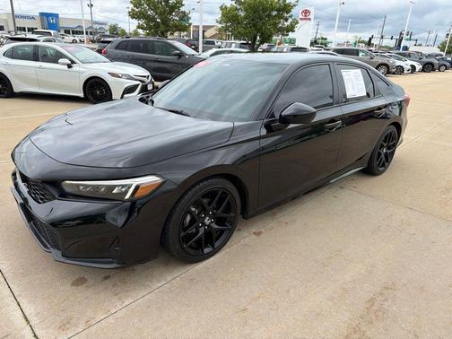 Crystal Black Pearl 2025 Honda Civic Sport