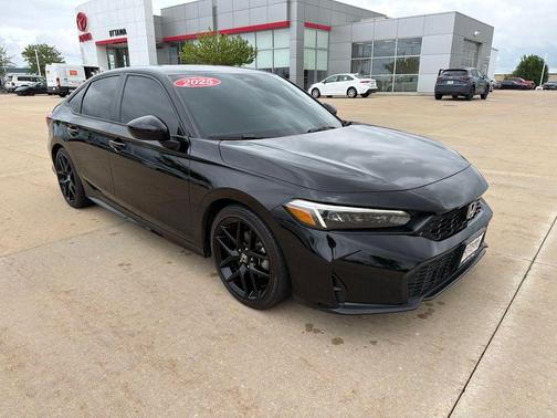 Crystal Black Pearl 2025 Honda Civic Sport