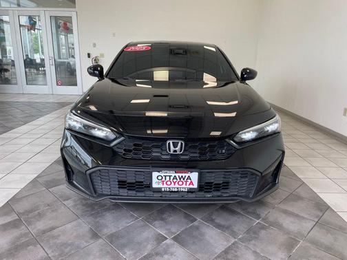 Crystal Black Pearl 2025 Honda Civic Sport