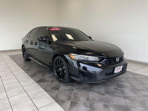 Crystal Black Pearl 2025 Honda Civic Sport