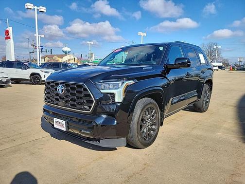 Midnight Black 2023 Toyota Sequoia Platinum