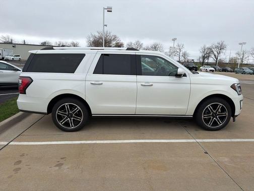 Star White Metallic Tri-Coat 2021 Ford Expedition Max Limited