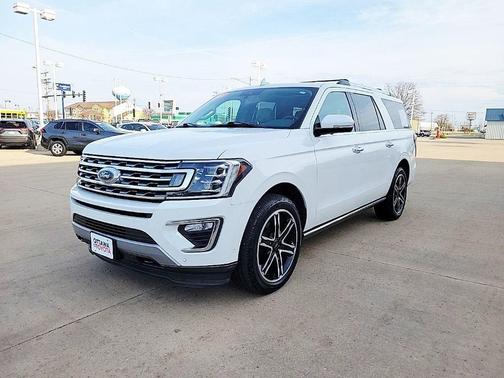 Star White Metallic Tri-Coat 2021 Ford Expedition Max Limited