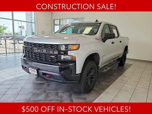Silver Ice Metallic 2020 Chevrolet Silverado 1500 Custom Trail Boss