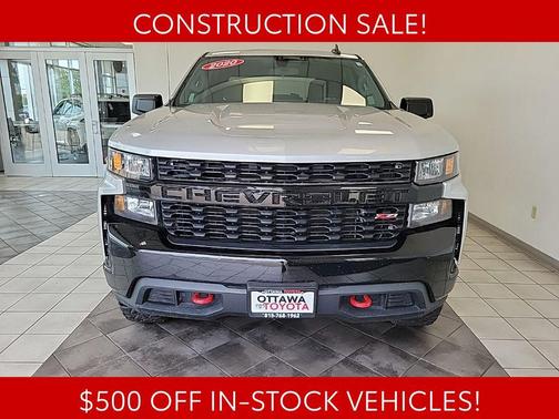 Silver Ice Metallic 2020 Chevrolet Silverado 1500 Custom Trail Boss