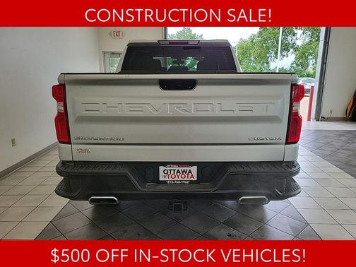 Silver Ice Metallic 2020 Chevrolet Silverado 1500 Custom Trail Boss