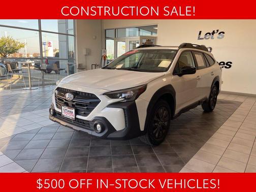 Crystal White Pearl 2025 Subaru Outback Onyx Edition