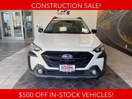Crystal White Pearl 2025 Subaru Outback Onyx Edition