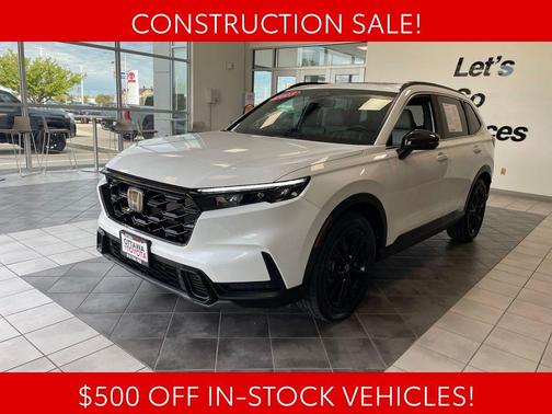 Platinum White Pearl 2023 Honda CR-V Hybrid Sport Touring AWD