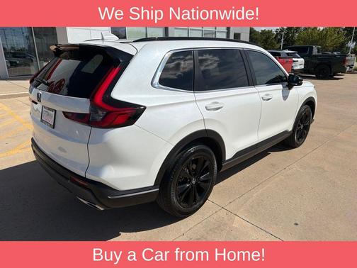 Platinum White Pearl 2023 Honda CR-V Hybrid Sport Touring AWD
