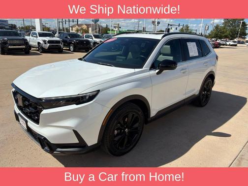 Platinum White Pearl 2023 Honda CR-V Hybrid Sport Touring AWD