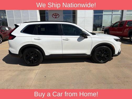 Platinum White Pearl 2023 Honda CR-V Hybrid Sport Touring AWD