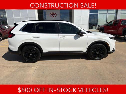 Platinum White Pearl 2023 Honda CR-V Hybrid Sport Touring AWD