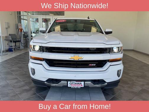 Summit White 2018 Chevrolet Silverado 1500 2LT