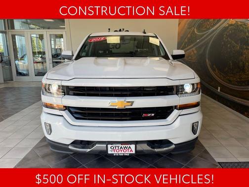 Summit White 2018 Chevrolet Silverado 1500 2LT