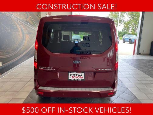 Red Metallic 2020 Ford Transit Connect Titanium w/Rear Liftgate