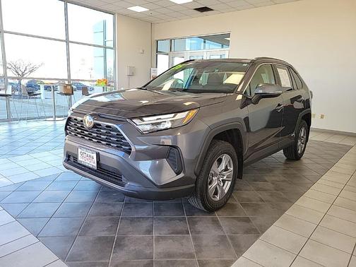 Magnetic Gray Metallic 2025 Toyota RAV4 Hybrid XLE