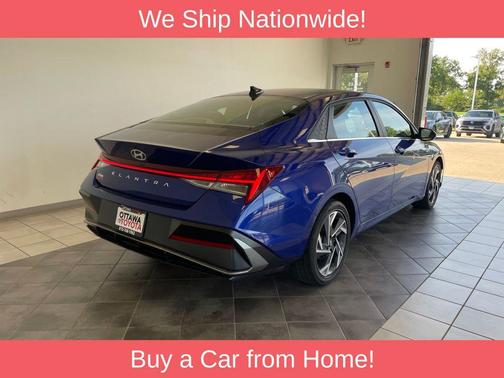 Intense Blue 2025 Hyundai ELANTRA SEL