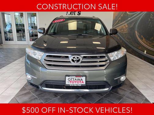 Cypress Pearl 2012 Toyota Highlander Limited