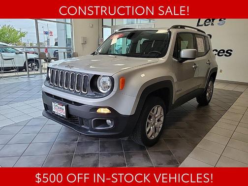 Glacier Metallic 2017 Jeep Renegade Latitude