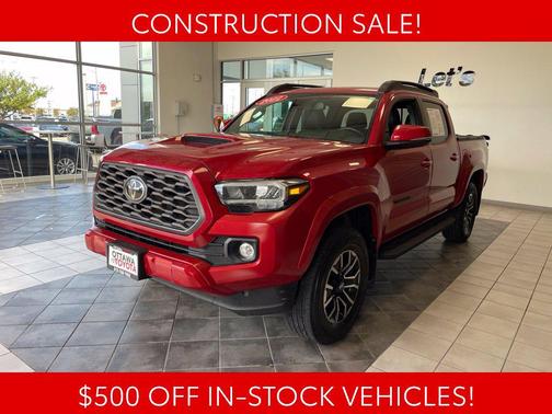 Barcelona Red Metallic 2022 Toyota Tacoma TRD Sport