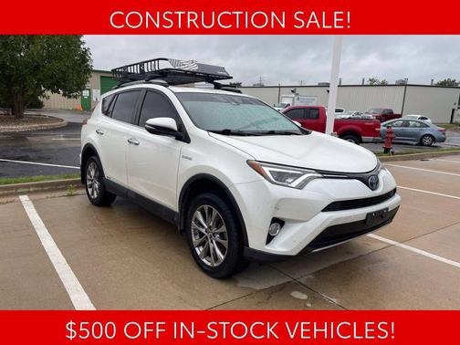 Blizzard Pearl 2018 Toyota RAV4 Hybrid Limited