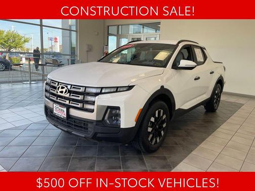 Atlas White 2025 Hyundai SANTA CRUZ SEL