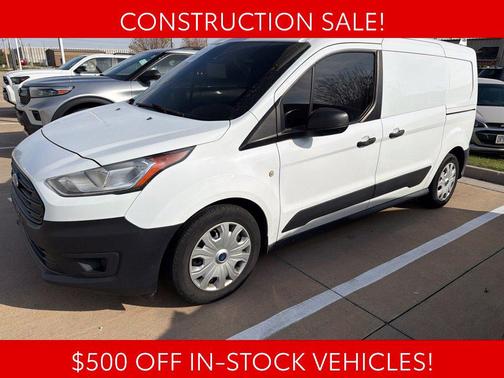 Frozen White 2020 Ford Transit Connect XL Cargo Van