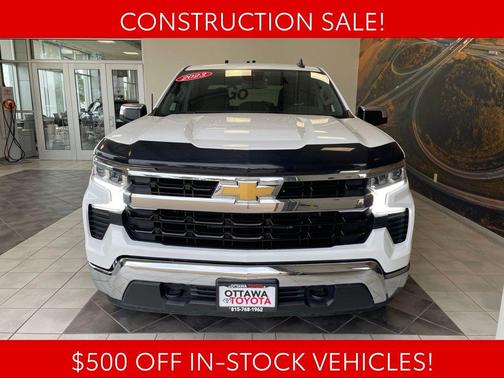 Summit White 2023 Chevrolet Silverado 1500 LT