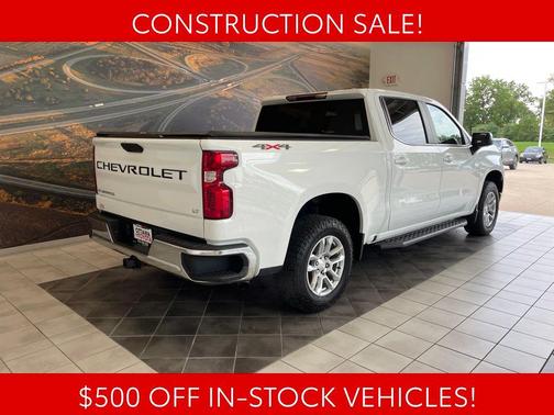 Summit White 2023 Chevrolet Silverado 1500 LT