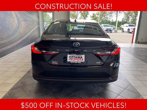 Midnight Black Metallic 2026 Toyota Camry LE