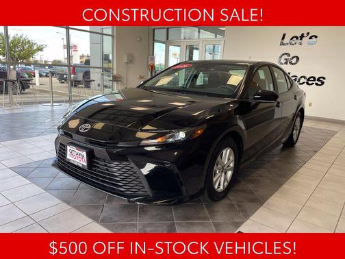 Midnight Black Metallic 2026 Toyota Camry LE
