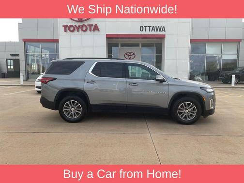 Sterling Gray Metallic 2023 Chevrolet Traverse LT Cloth