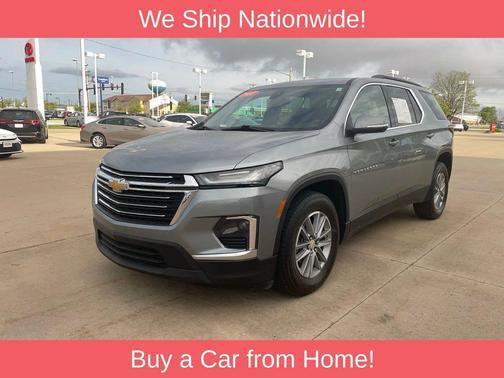 Sterling Gray Metallic 2023 Chevrolet Traverse LT Cloth