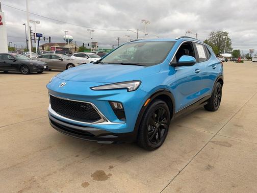 Aquamarine Blue Metallic 2025 Buick Encore GX Sport Touring